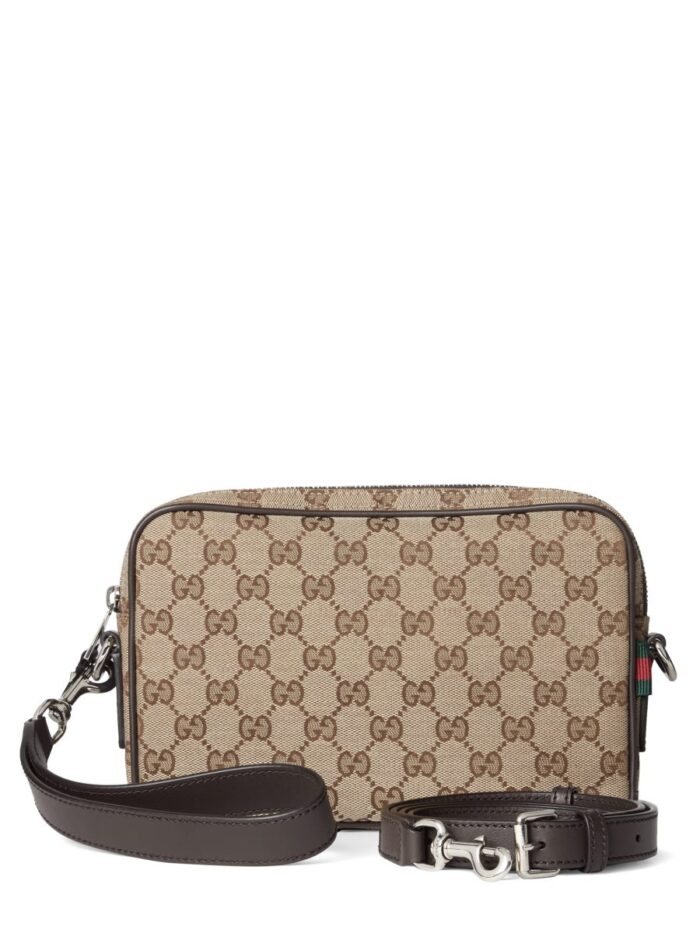 Gucci FABRIC SHOULDER BAG "GG" SMALL