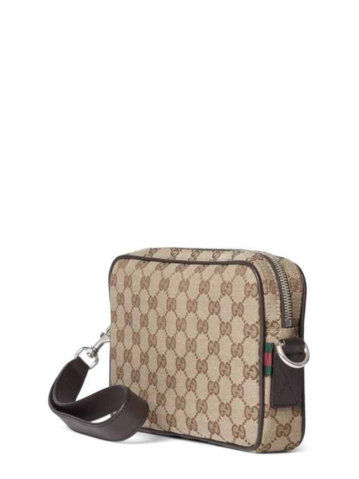 Gucci FABRIC SHOULDER BAG "GG" SMALL