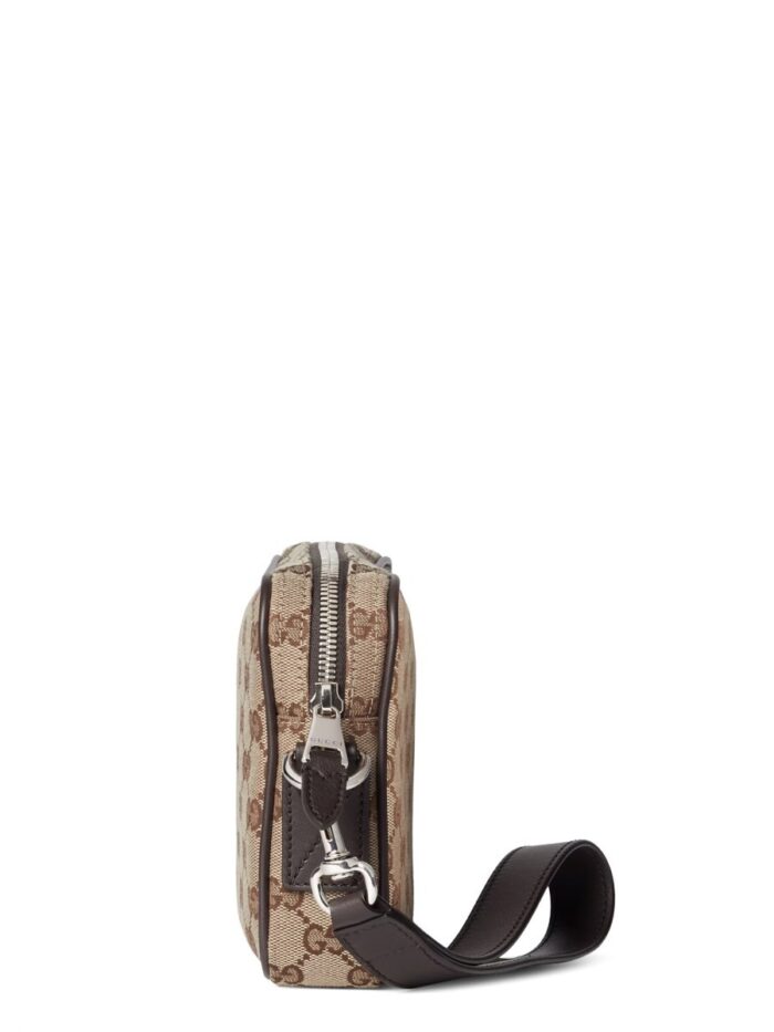 Gucci FABRIC SHOULDER BAG "GG" SMALL