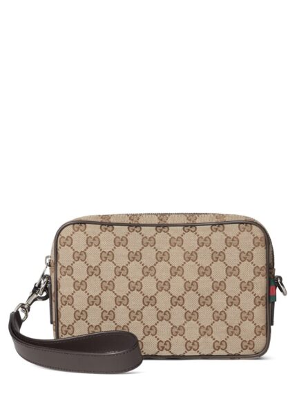 Gucci FABRIC SHOULDER BAG "GG" SMALL
