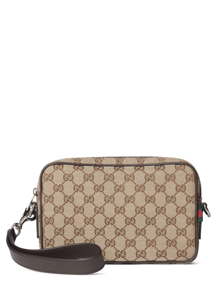 Gucci FABRIC SHOULDER BAG "GG" SMALL