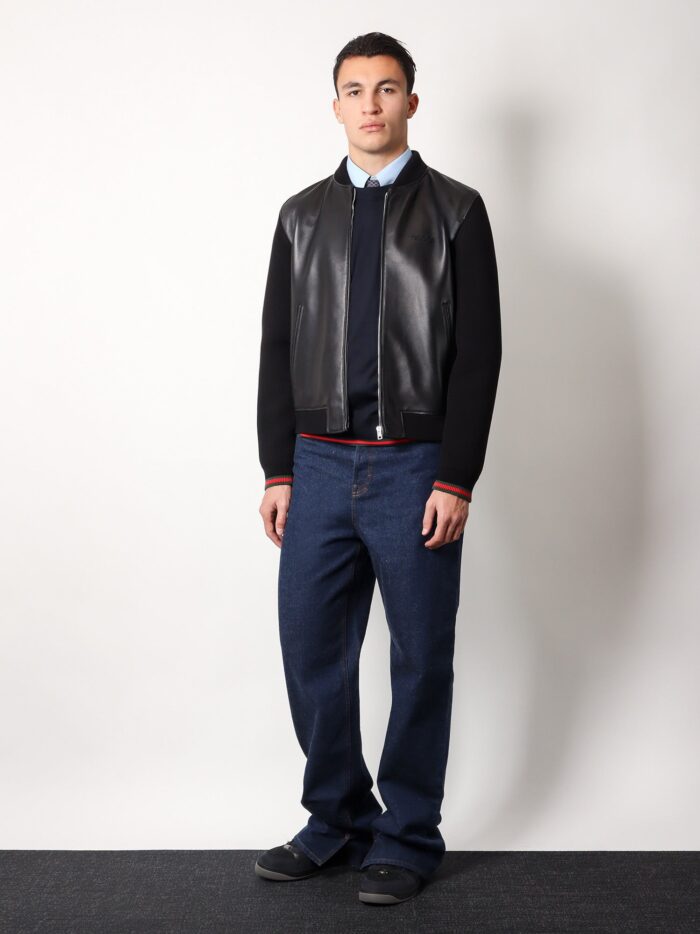 Gucci Fine Wool Sweater With Web Motif