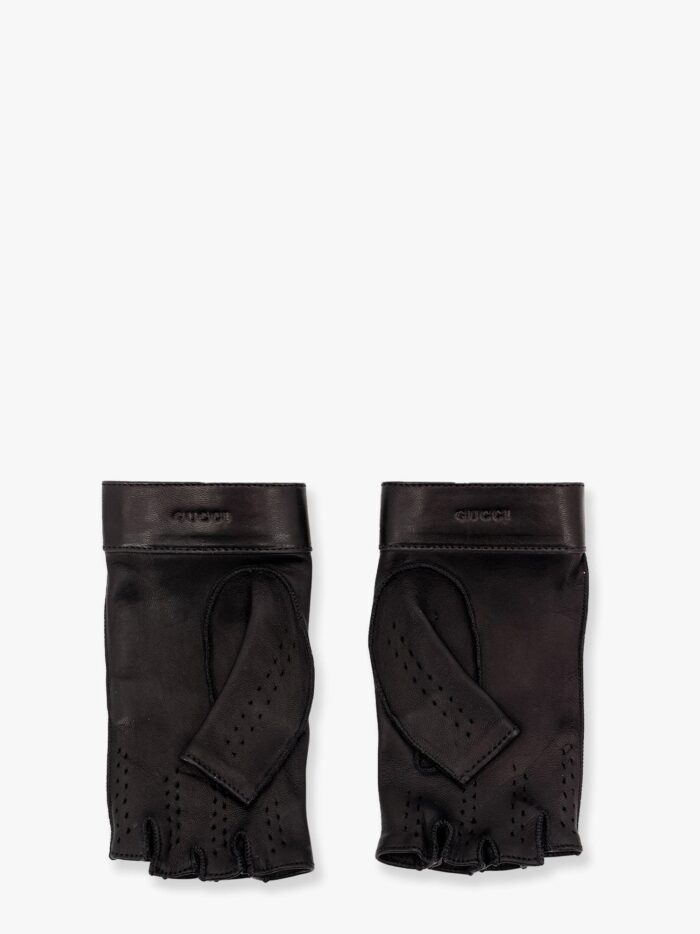 Gucci Fingerless Leather Gloves