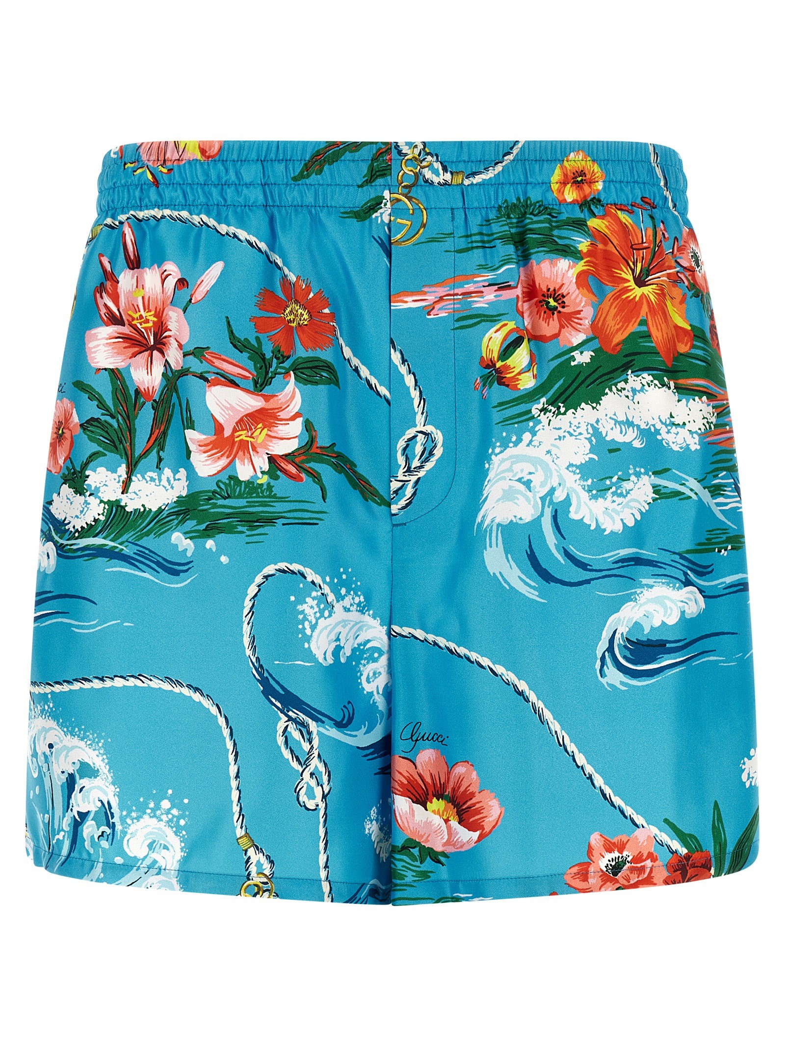 Gucci Floral Print Shorts
