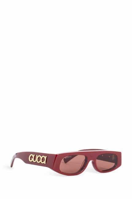 GUCCI Geometric Acetate Sunglasses