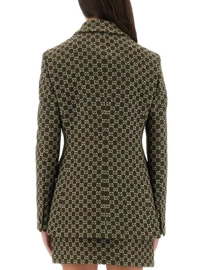 gucci gg bouclÉ cotton jacket Gucci GG BOUCLÉ COTTON JACKET