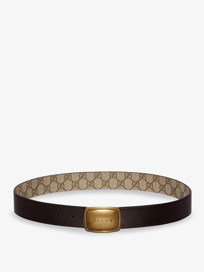 Gucci GG Coated Canvas Belt