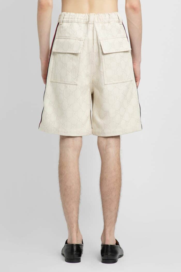 GUCCI Gg Cotton Jacquard Bermuda Shorts