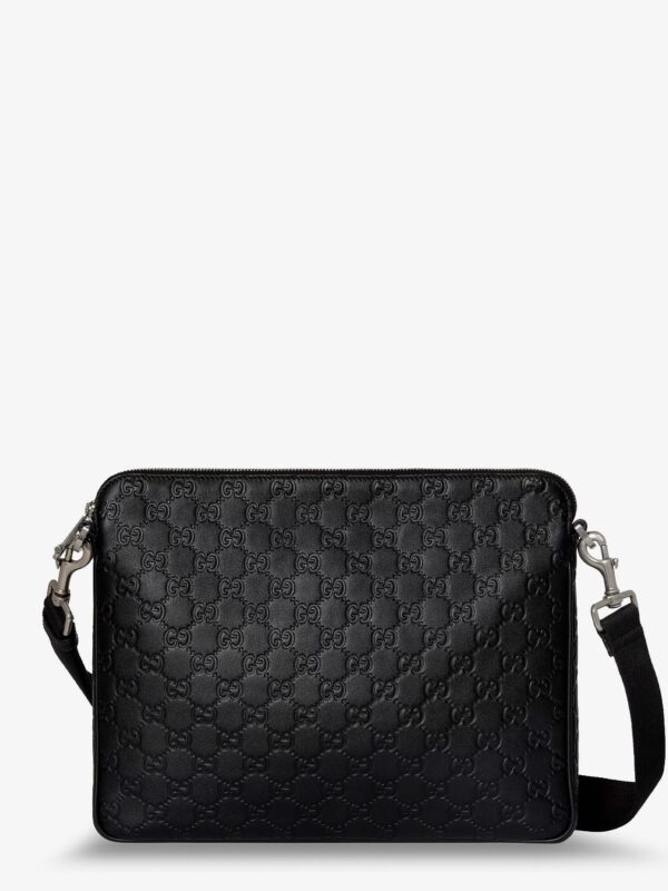 Gucci GG Emblem Leather Crossbody Bag