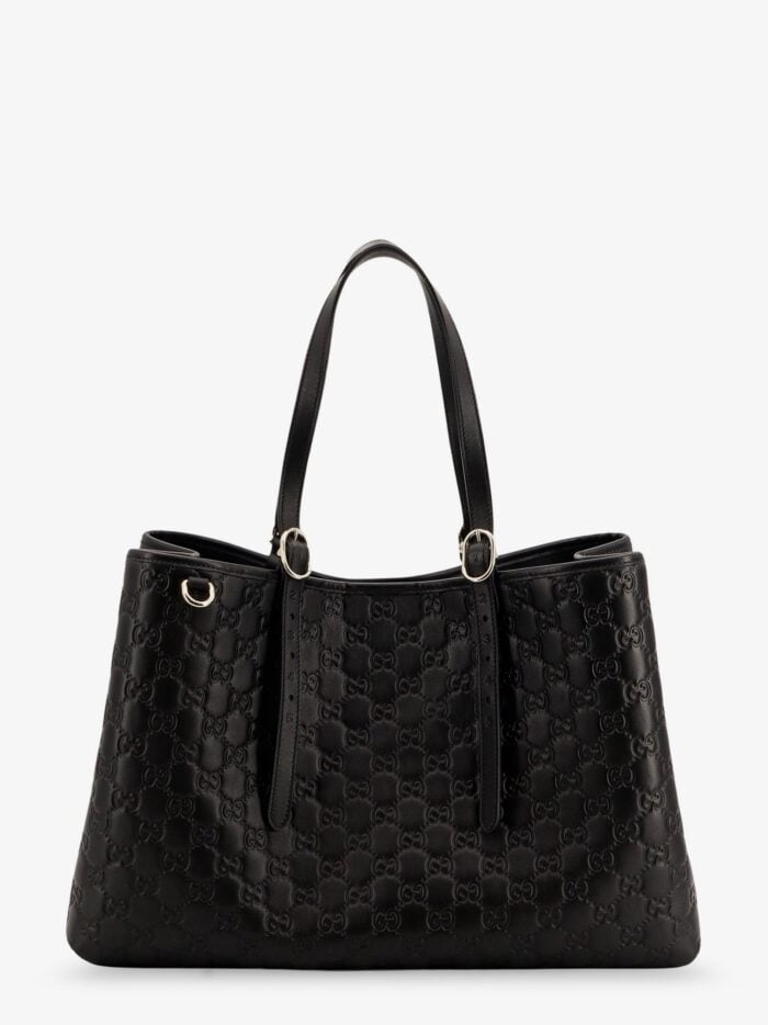 Gucci GG Emblem Leather Shoulder Bag