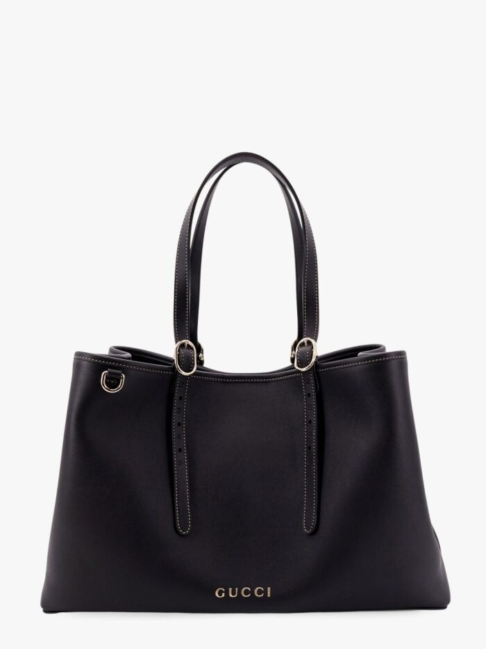 Gucci Gg Emblem Leather Shoulder Bag