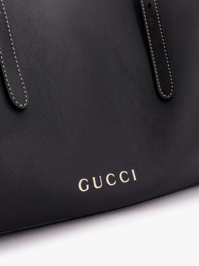 Gucci Gg Emblem Leather Shoulder Bag