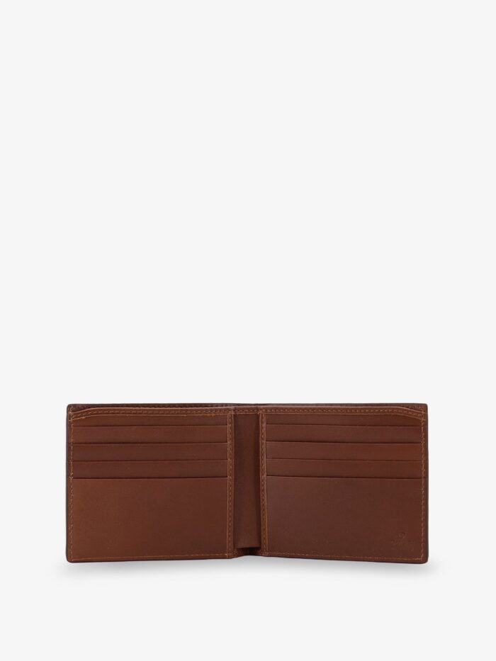 Gucci GG Emblem Leather Wallet With Embossed GG Logo