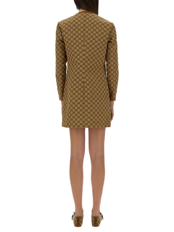 Gucci GG FABRIC DRESS WITH CLAMP