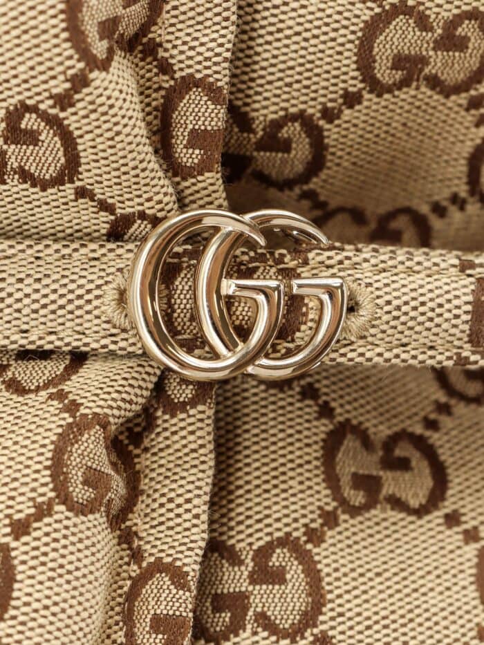 Gucci GG Fabric Padded Jacket With Belt