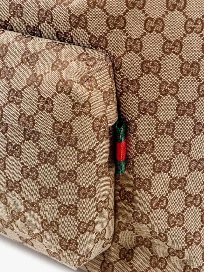 Gucci Gg Fabric Shopping Bag