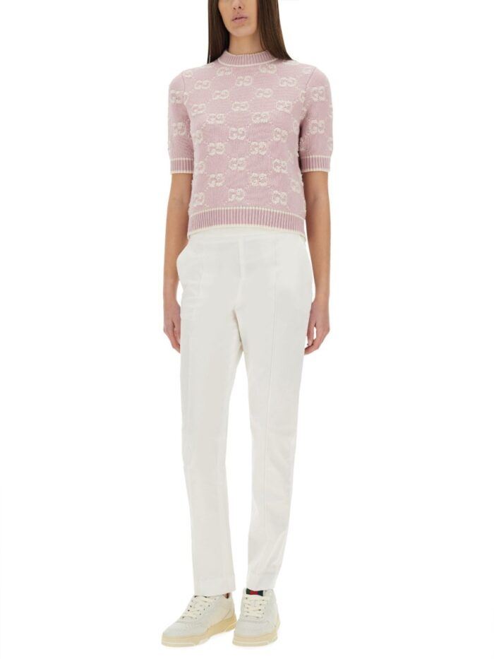 Gucci GG JACQUARD BOUCLÉ WOOL SWEATER