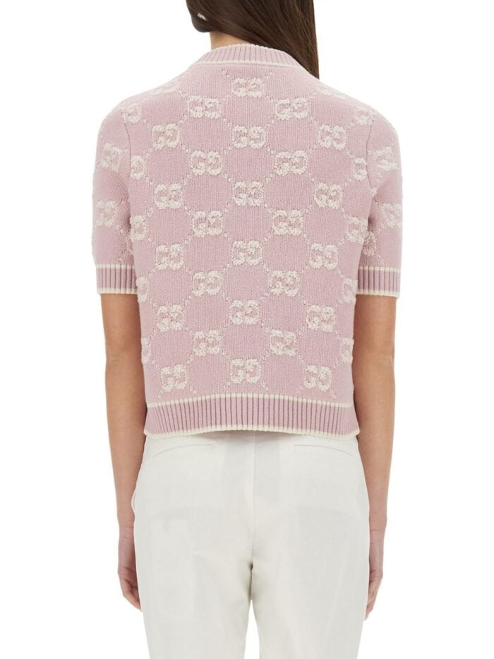 Gucci GG JACQUARD BOUCLÉ WOOL SWEATER