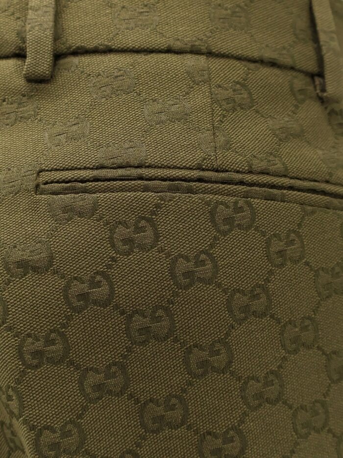 Gucci GG Jacquard Cotton Trousers