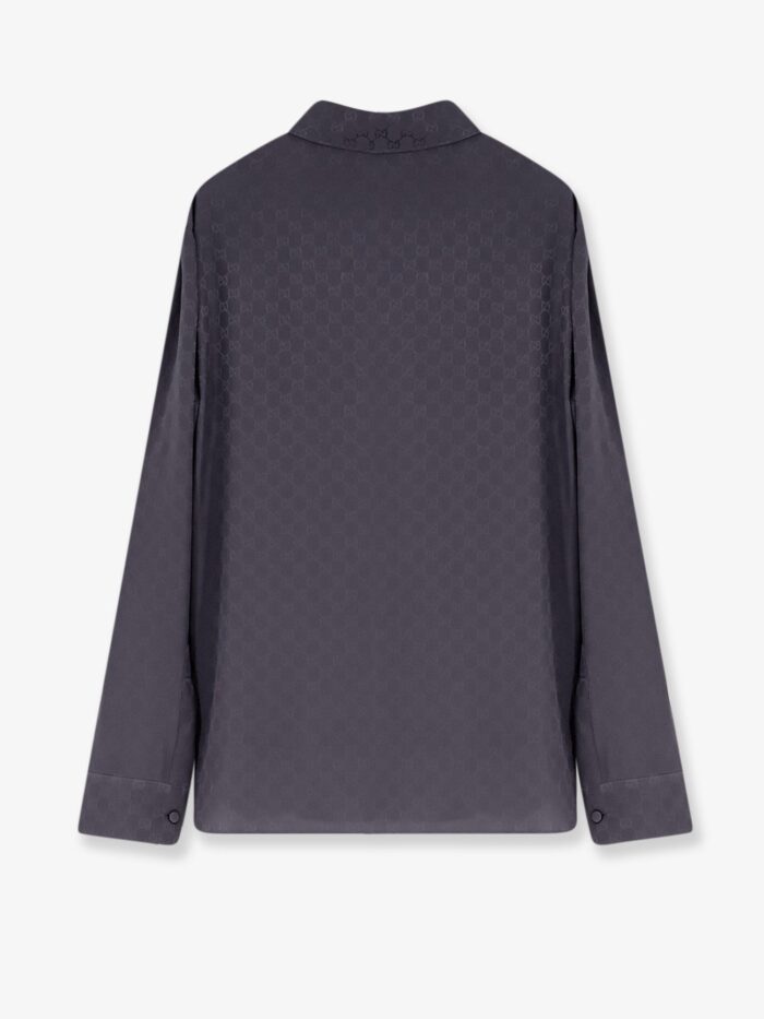 Gucci GG Jacquard Silk Shirt