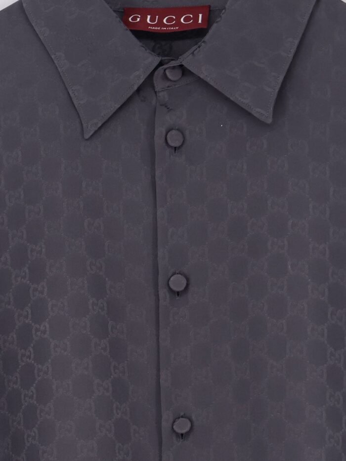 Gucci GG Jacquard Silk Shirt