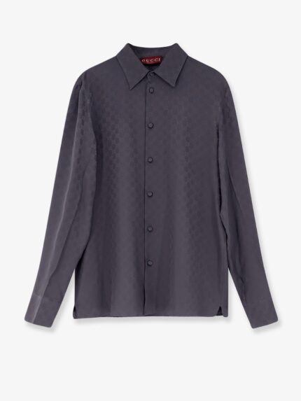 Gucci GG Jacquard Silk Shirt
