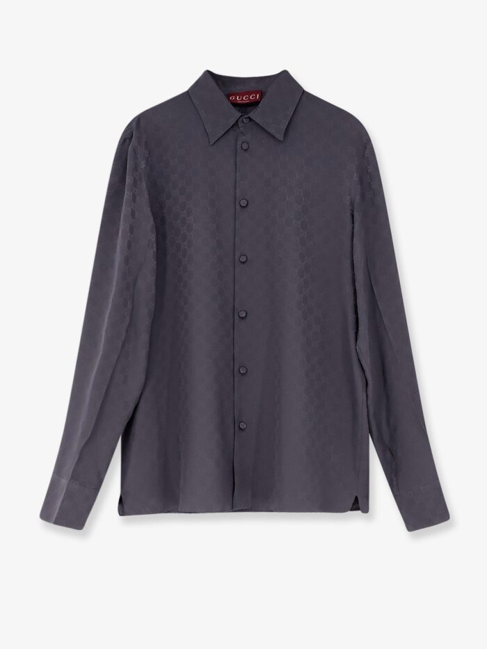 Gucci GG Jacquard Silk Shirt