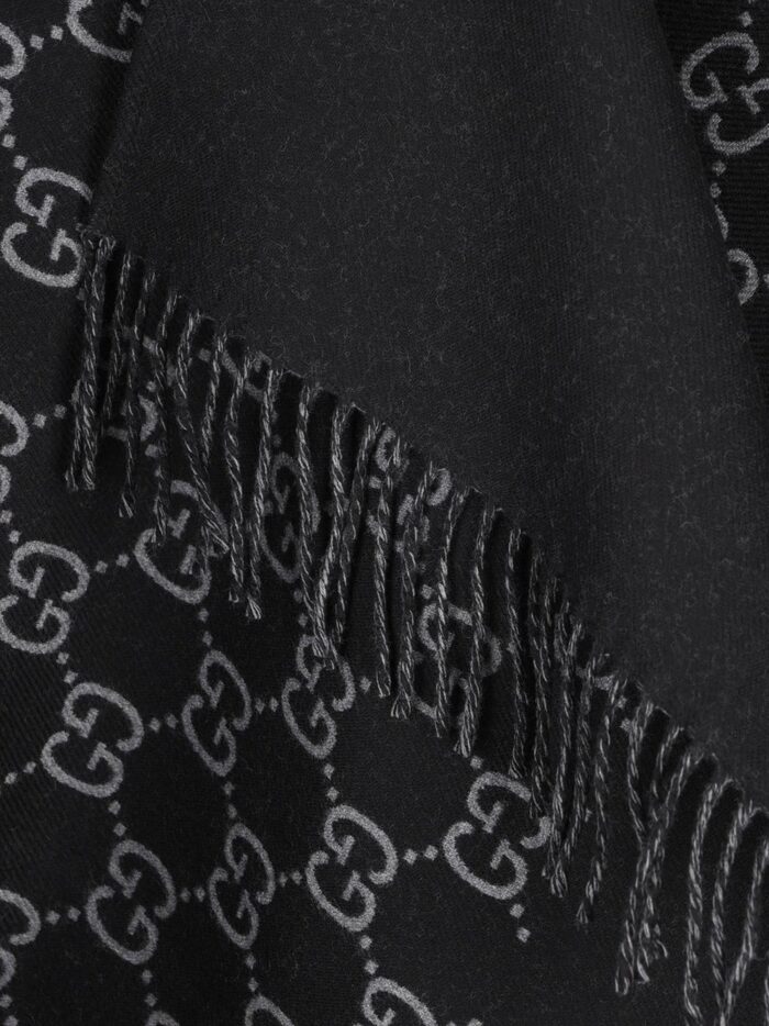gucci gg jacquard wool cape Gucci GG Jacquard Wool Cape