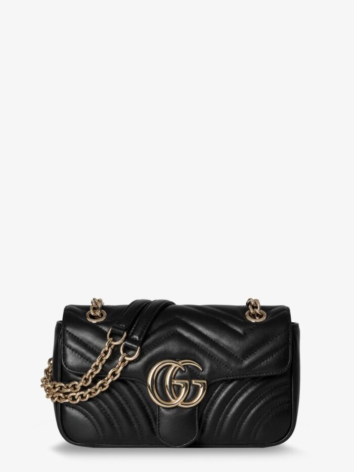 gucci gg marmont leather crossbody bag Gucci GG Marmont Leather Crossbody Bag