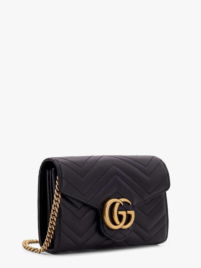 Gucci Gg Marmont Matelassé Leather Shoulder Bag With Frontal Logo