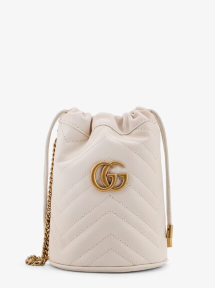 Gucci GG Marmont Small Matelassé Leather Bucket Bag