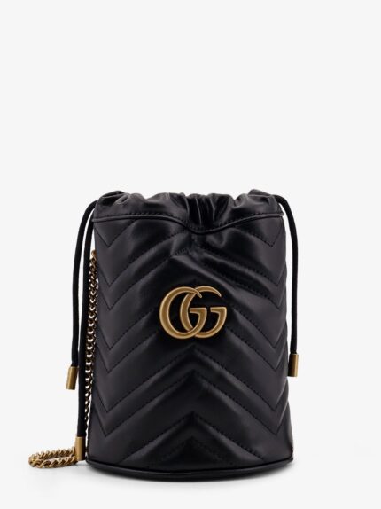 Gucci GG Marmont Small Matelassé Leather Bucket Bag