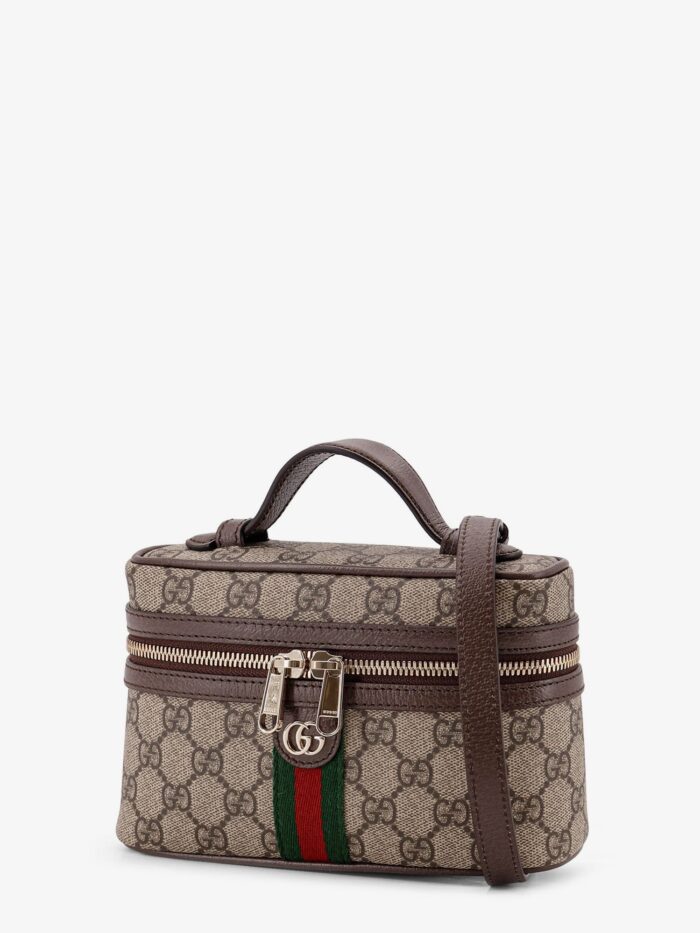 Gucci GG Monogram Fabric Ophidia Vanity Crossbody Bag