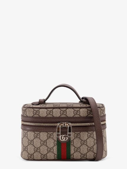 Gucci GG Monogram Fabric Ophidia Vanity Crossbody Bag