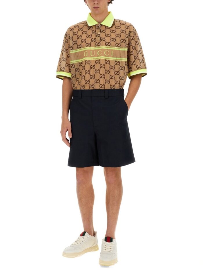 Gucci GG PRINT POLO SHIRT