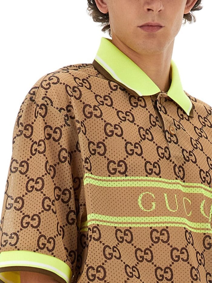 Gucci GG PRINT POLO SHIRT