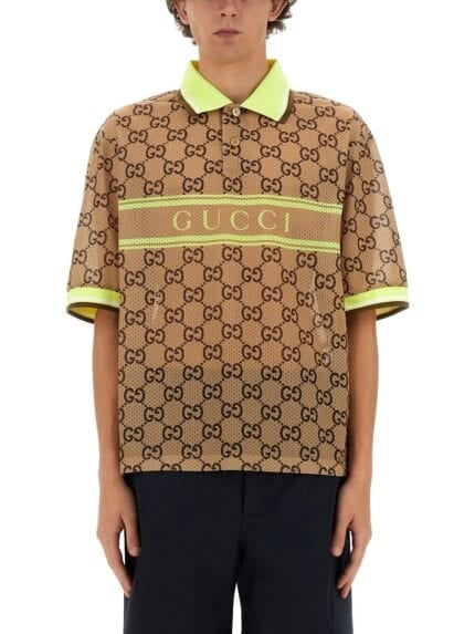 Gucci GG PRINT POLO SHIRT