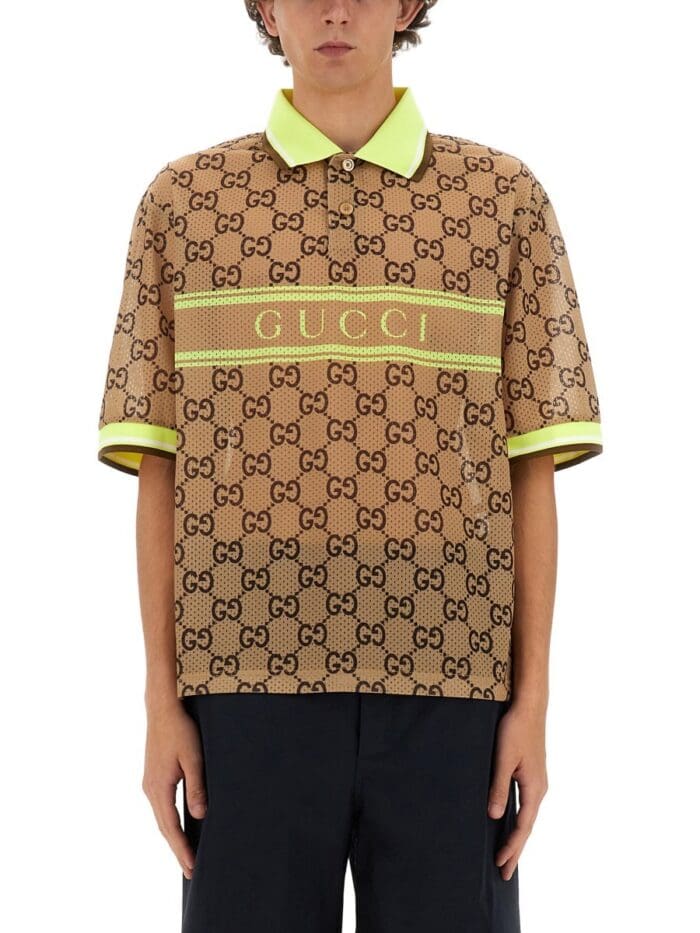 Gucci GG PRINT POLO SHIRT