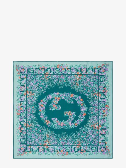 Gucci GG Rose Silk Foulard