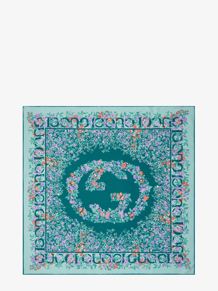 Gucci GG Rose Silk Foulard