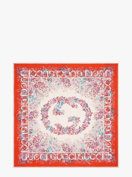 Gucci GG Rose Silk Foulard