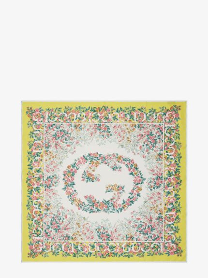 Gucci GG Rose Silk Foulard