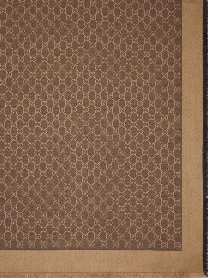 Gucci GG Silk And Wool Shawl