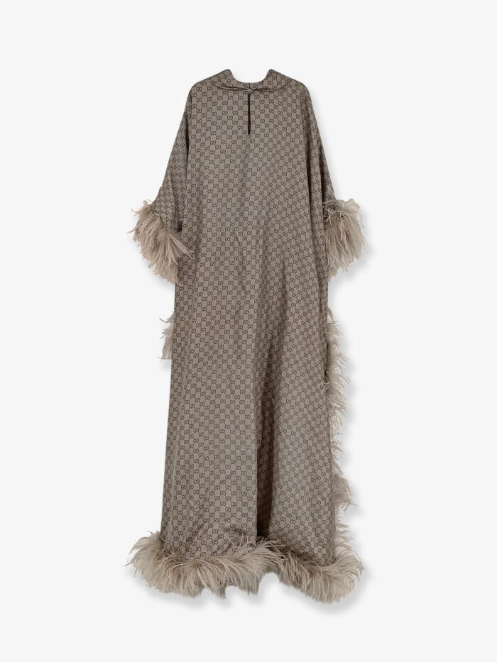 Gucci GG Silk Kaftano Dress