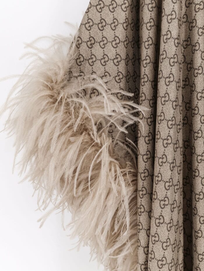 Gucci GG Silk Kaftano Dress