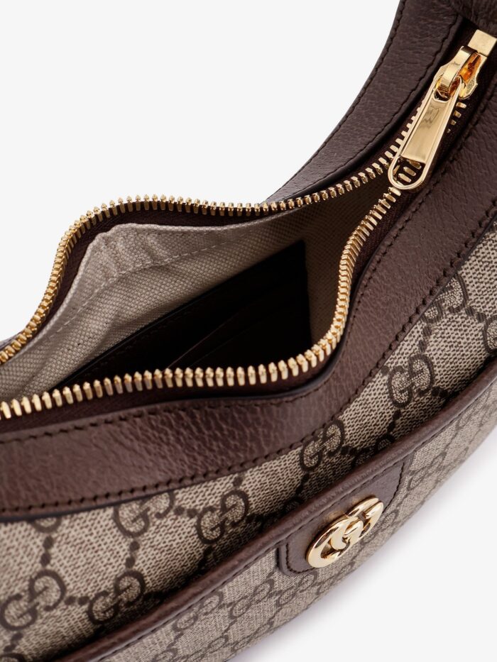 Gucci GG Supreme Fabric And Leather Mini Bag