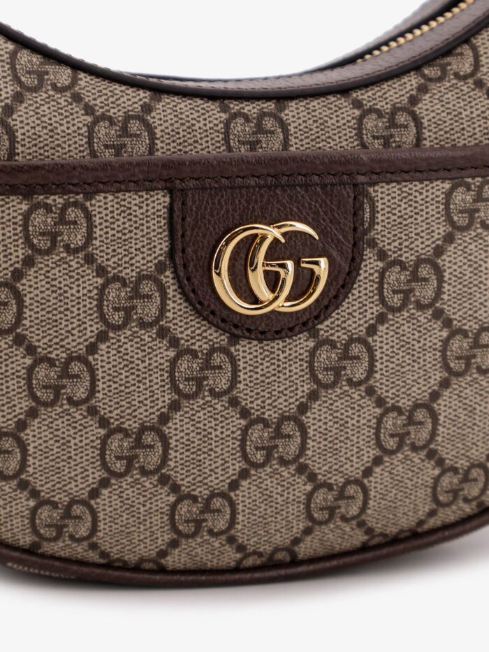 Gucci GG Supreme Fabric And Leather Mini Bag