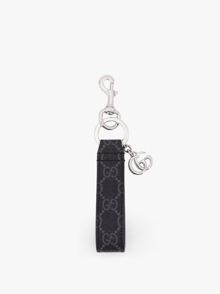 Gucci Gg Supreme Fabric Keyring