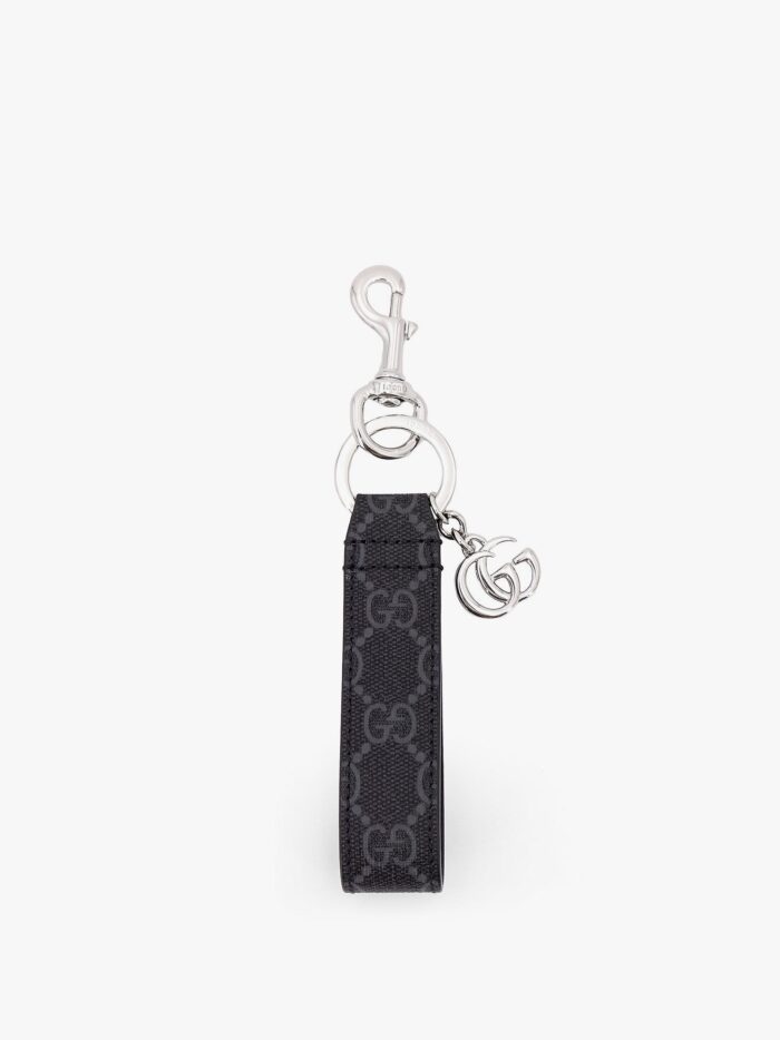 Gucci Gg Supreme Fabric Keyring