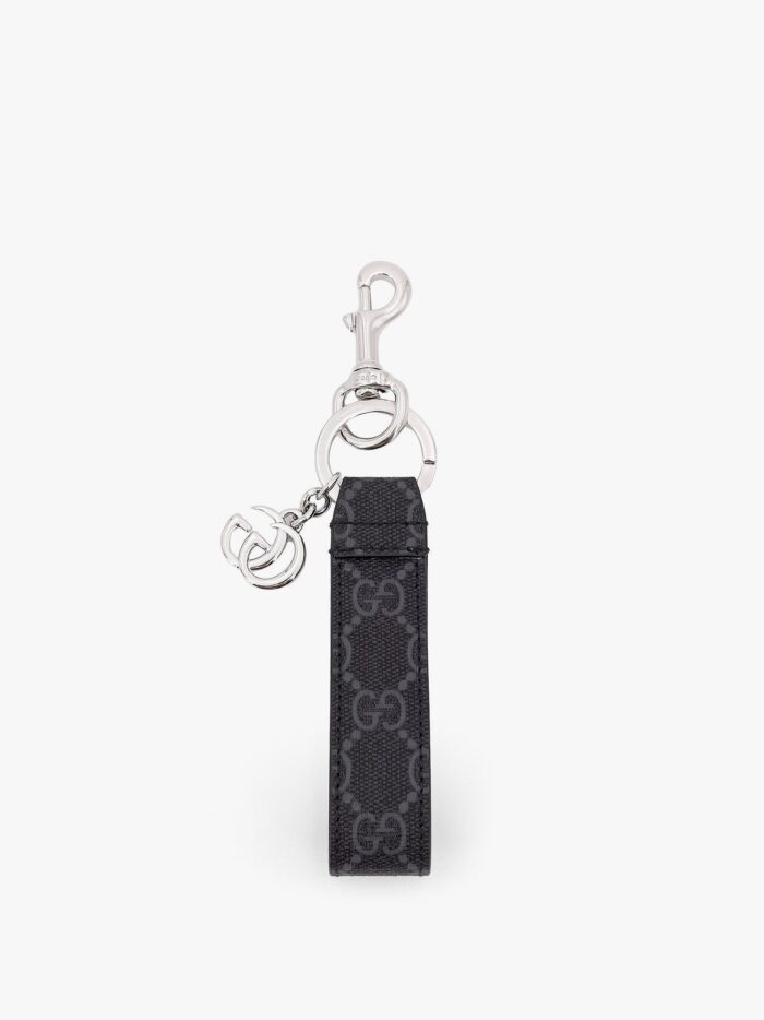 Gucci Gg Supreme Fabric Keyring